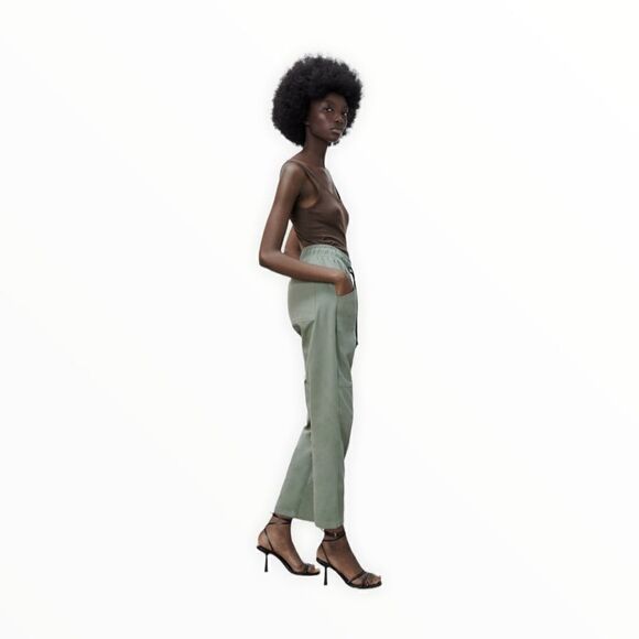 ZARA | Light Khaki | JOGGER PANTS - Picture 6 of 13